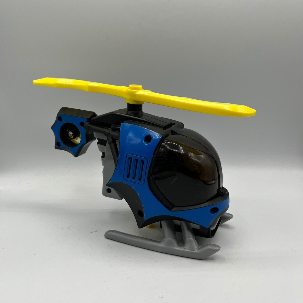 Imaginext Batman Batcopter DC Super Friends Blue Black Yellow Toy Helicopter